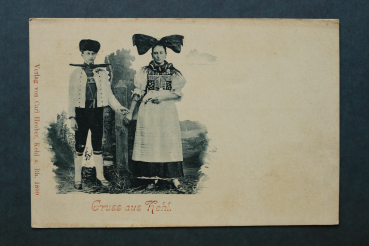 Ansichtskarte AK Kehl 1899 Tracht